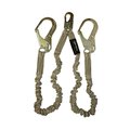 Elk River Elk River 35487 1.5 in. x 6 ft. Flex-NoPac EA Lanyard Twin Leg AL Zsnap Hook AL Zrebar Hook 35487